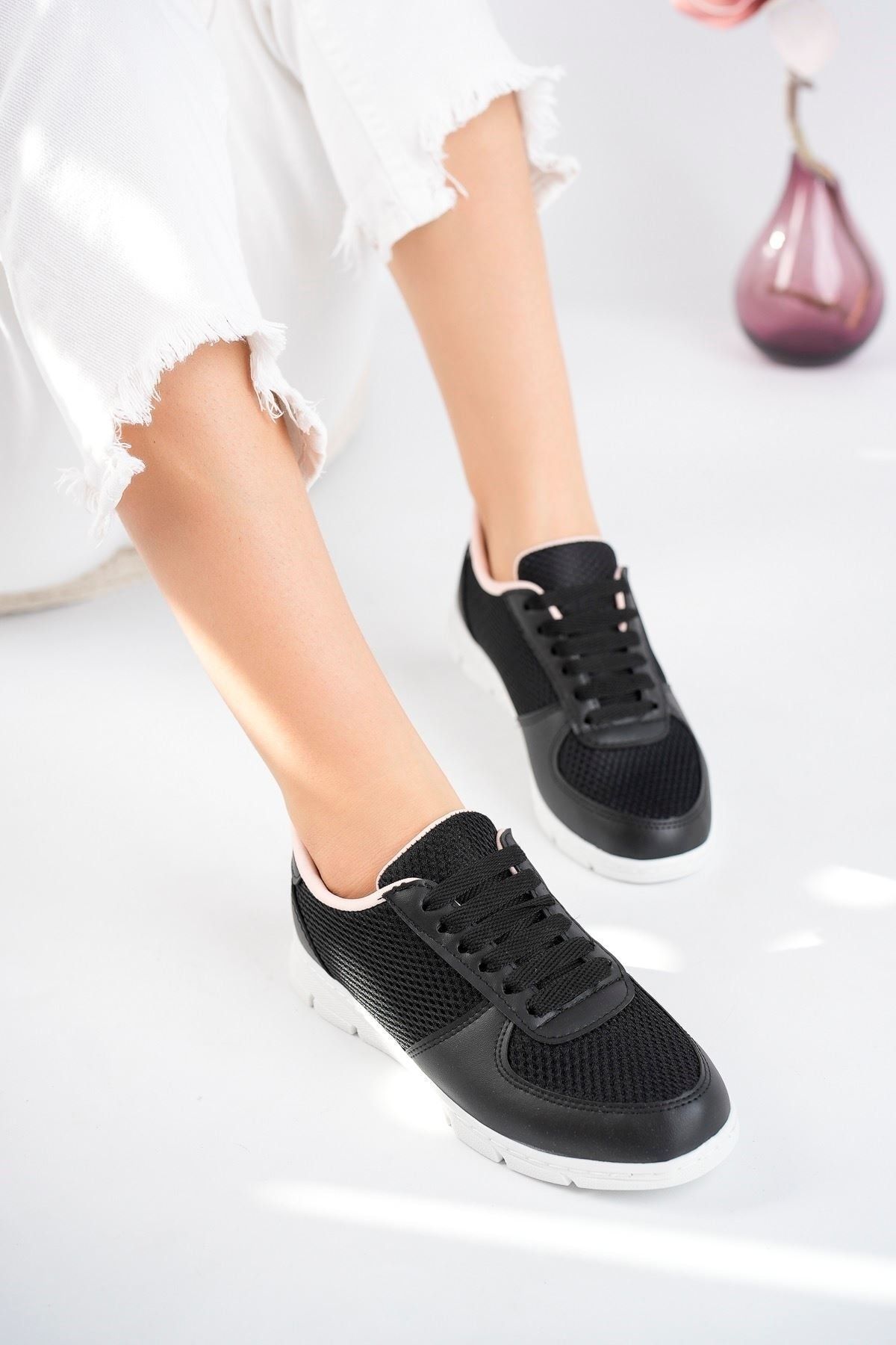 STOCON  Kadın Bağcıklı Rahat Spor Ayakkabı Sneaker